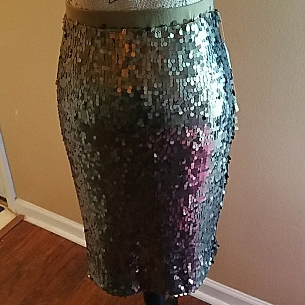 Gold Sequin Skirt, NWT!